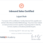 Hubspot Inbound Sales Certified